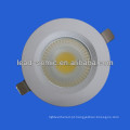 China fabricante nova chegada de alumínio branco redondo shell hight brilhante 8 polegadas recesso 30w cob levou para baixo luz